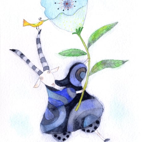 はんまけいこ「風雲の花」原画