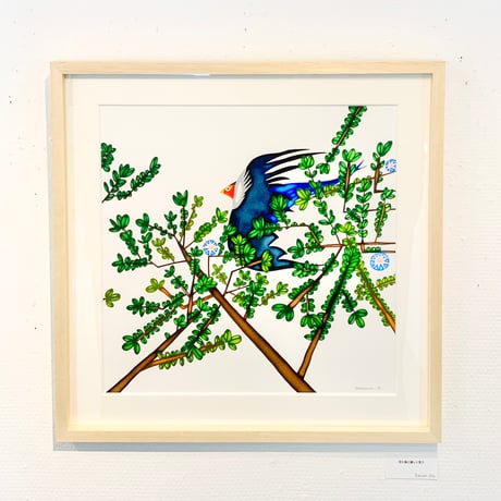 木村晴美「空と風と嬉しく思う」原画