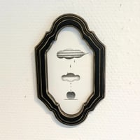 門川洋子「ちいさな　くも　あめ　りんご」（原画）