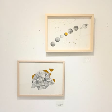 河井いづみ「月の石」  izumi kawai  原画