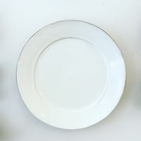 高橋春夫「粉引リム皿」