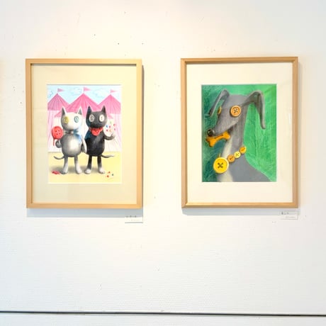 松本圭以子「あまい思い出」原画作品