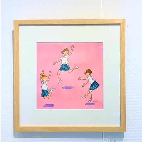 杉田比呂美「ダンス部」原画作品