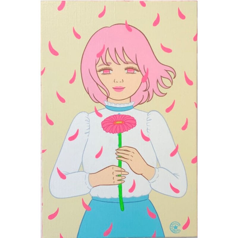 竹井千佳「Thank you (pink)」/ 原画 chika takei | SPACE 竹井千佳「Thank you (pink)」/ 原画 chika takei | SPACE