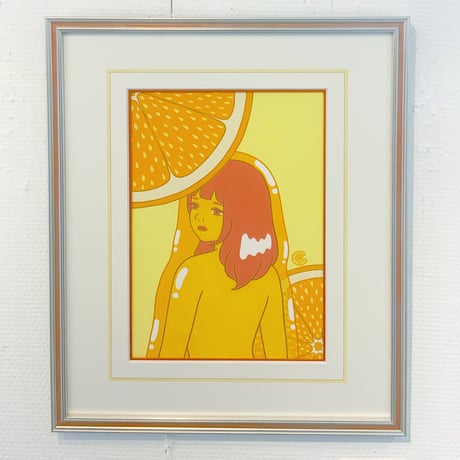 竹井千佳「オレンジ」/ "orange"原画　chika takei