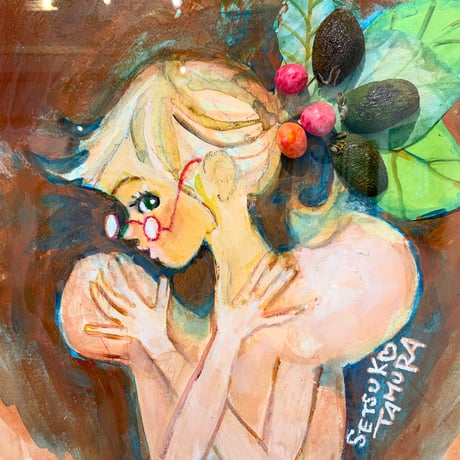 田村セツコ「期待」原画  tamura setsuko