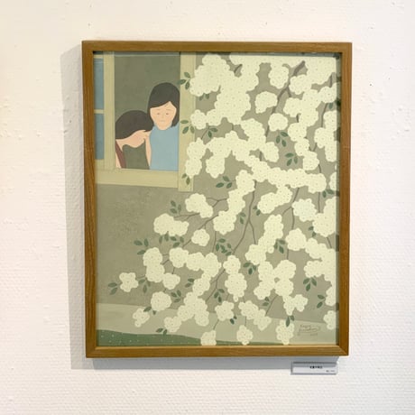 川上和生「初夏の窓辺」原画作品