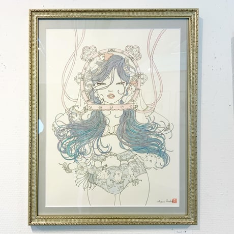 須川まきこ「found it!」原画 sugawa makiko