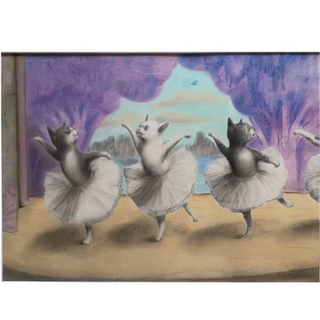 松本圭以子「不揃いなダンス」原画作品