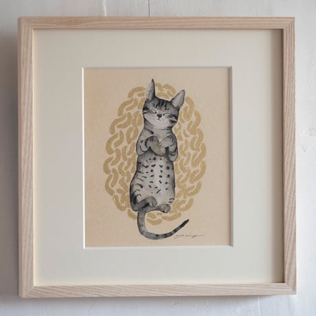 ミヤギユカリ「ねむりのまんなか」原画