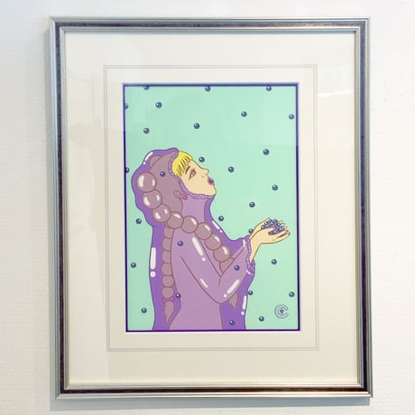 竹井千佳「ぶどう」/ "grape"原画　chika takei