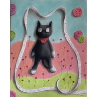 松本圭以子「お花畑の夢」原画作品