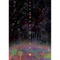 谷口広樹「暖かな風が吹き始めた森の中で生まれるもの」版画
