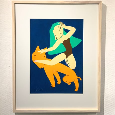 丸山一葉「このまま見張る」原画作品
