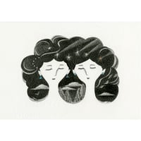河井いづみ「ふたご座Ⅱ（星座）」  izumi kawai  原画