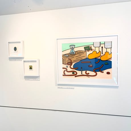 OTA Minami「14 番伊藤くんの水筒だった」版画