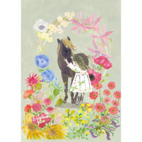 安西水丸 版画作品 安西水丸「ルソーの風景」mizumaru anzai | SPACE YUI online shop