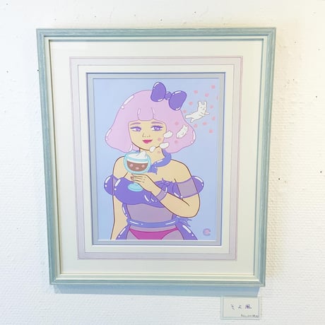 竹井千佳「そよ風」/ 原画　chika takei