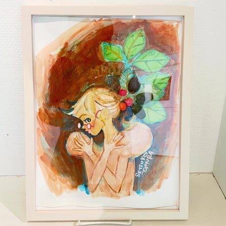田村セツコ「期待」原画  tamura setsuko