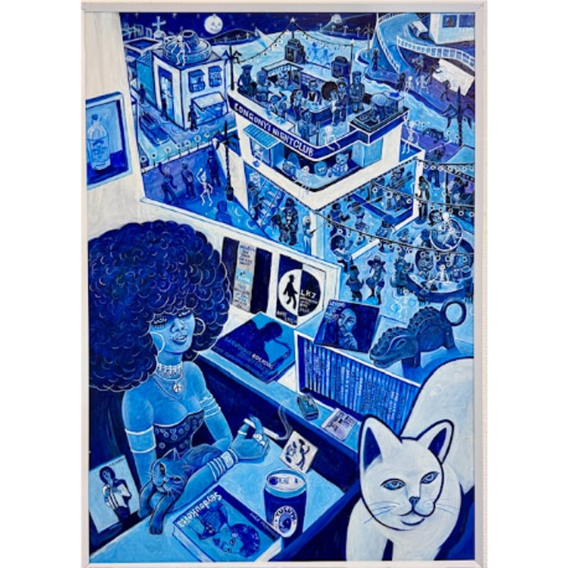 ジューシージュテーム　　　絵画原画 Chrysanthemum | ジェームス・ジーン | アダチ版画 現代の浮世絵