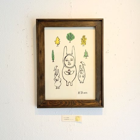 山田博之「わたしが正解」原画 hiroyuki yamada
