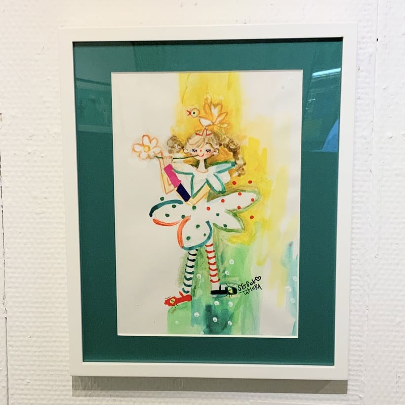 田村セツコ　直筆イラスト 田村セツコ 直筆イラスト 田村セツコ 版画 直筆イラスト最終価格