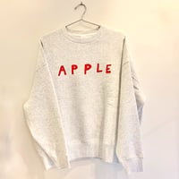 安西水丸「APPLE」トレーナー