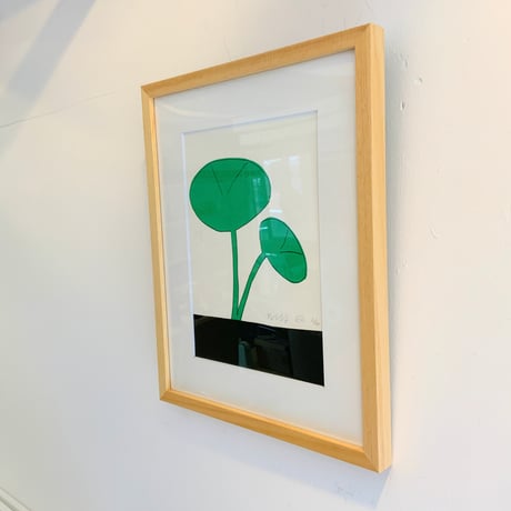 安西水丸「ふき　S（2016）」mizumaru anzai