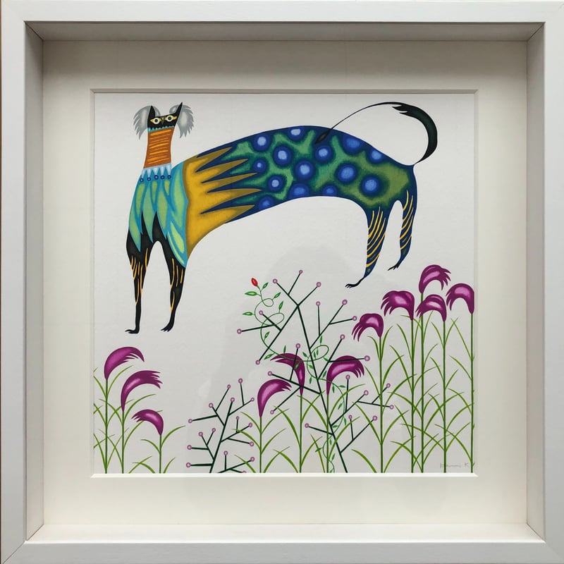 木村晴美「獅子の子と蔦の花」原画 | SPACE YUI online shop
