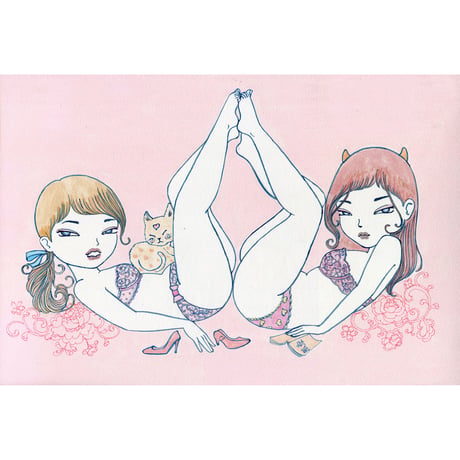 須川まきこ「肌蜜」原画 sugawa makiko