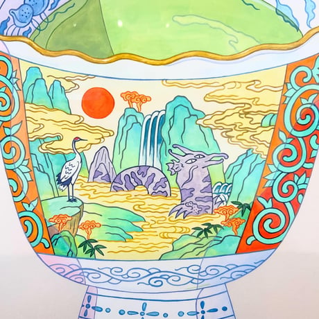 藤本巧「吉兆」fujimoto takumi 原画