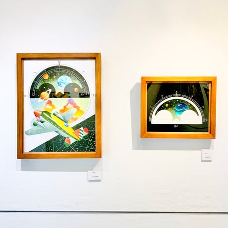 星野哲朗 「夜間飛行」原画作品