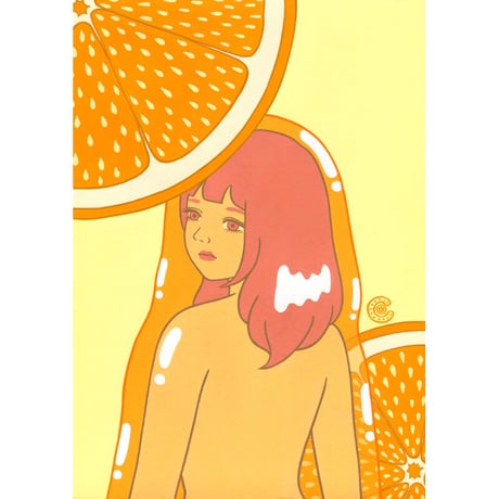 竹井千佳「オレンジ」/ "orange"原画　chika takei