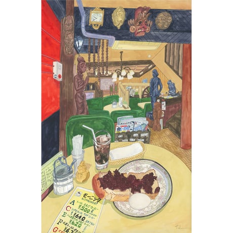 藤本巧「小倉トースト」fujimoto takumi 原画