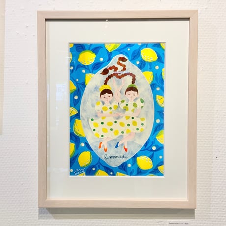 水沢そら「lemonade」版画作品