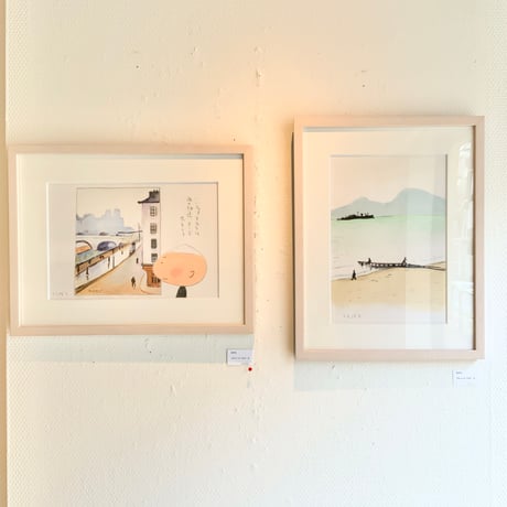 南伸坊「アルベール・マルケ」原画