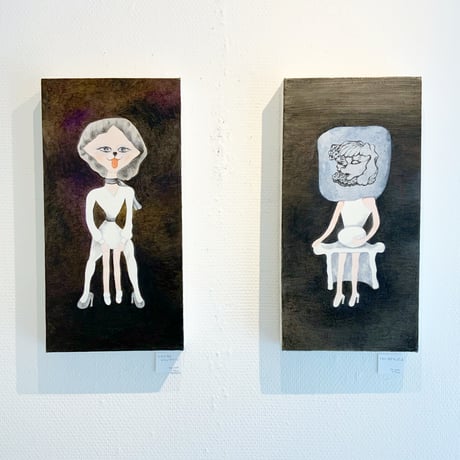 中村幸子「イスになるワンピース」  原画作品