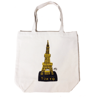 安西水丸グッズ「東京タワーBAG」