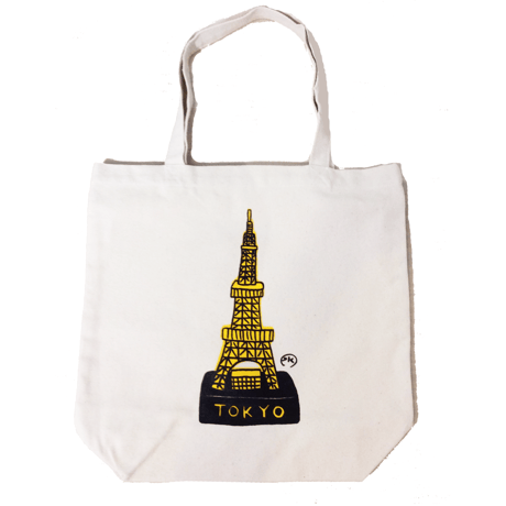 安西水丸グッズ「東京タワーBAG」