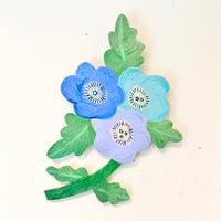 そで山かほ子 「flower（青）」