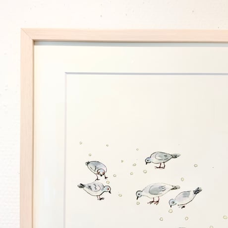 南伸坊「おにはそと」版画