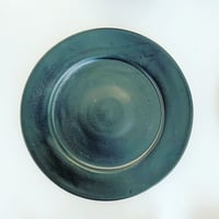 高橋春夫「黒釉リム皿」