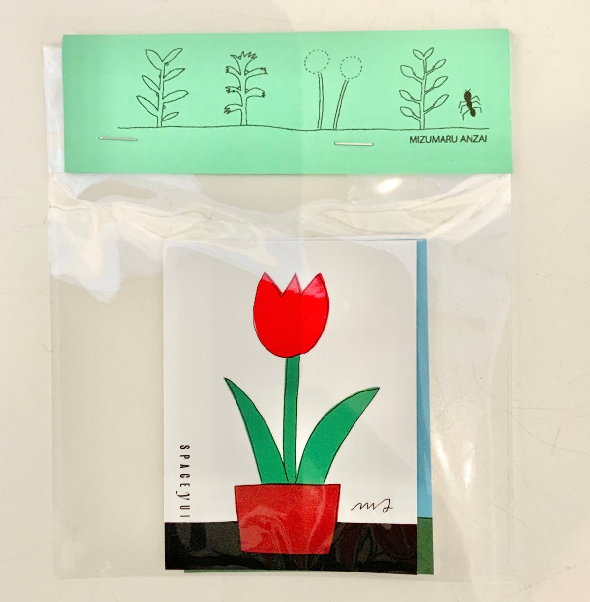 安西水丸 GREEN ステッカー 3枚SET | SPACE YUI online shop 安西水丸 GREEN ステッカー 3枚SET | SPACE YUI online shop