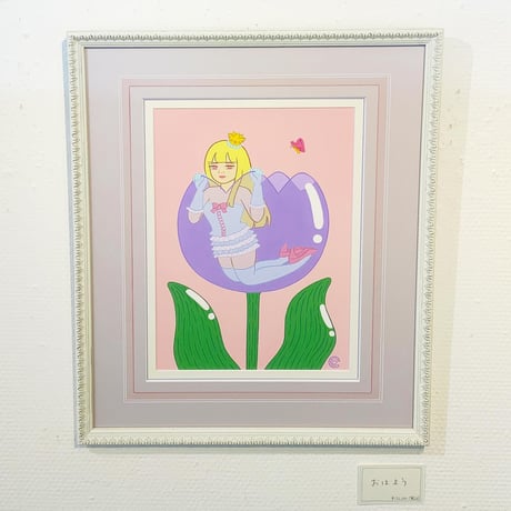 竹井千佳「おはよう」/ 原画　chika takei