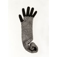 門川洋子「ChecKer Long Glove-a」（原画）