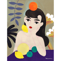 安西水丸「チューリップ（黄色） S（2024）」mizumaru anzai | SPACE