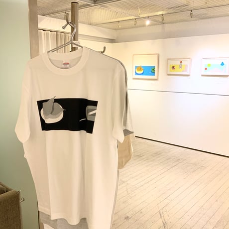 安西水丸Tシャツ「中国行きのスロウ・ボート」  柄