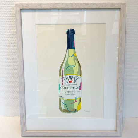 藤本巧「白ワイン」原画