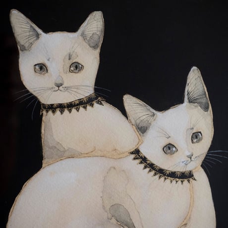 ミヤギユカリ「白と白」原画