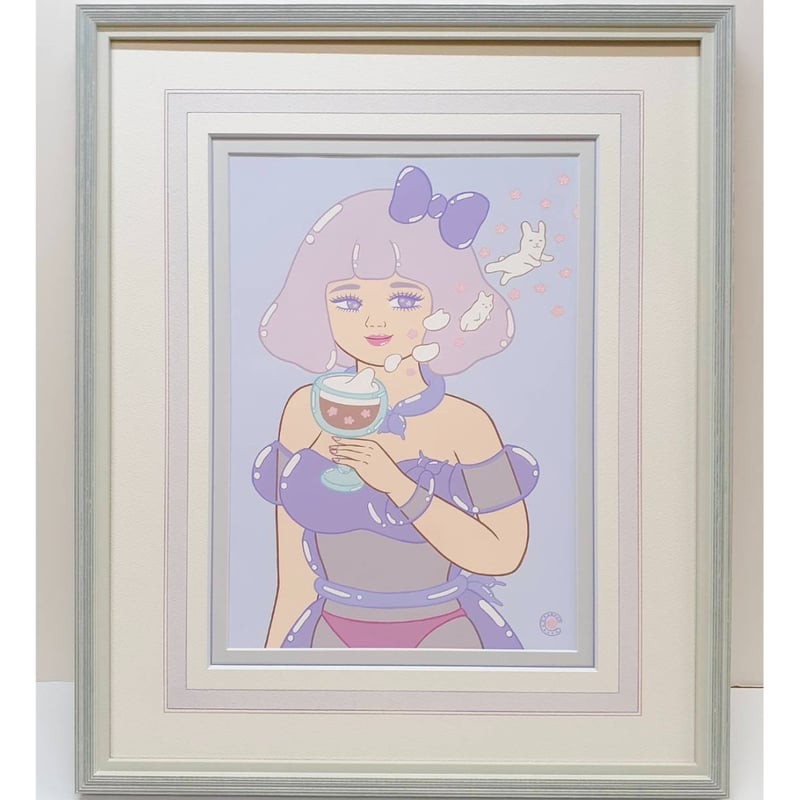 竹井千佳　原画 竹井千佳「Thank you (purple)」/ 原画 chika takei | SPAC